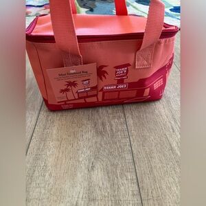 Trader Joe's Mini Insulated Bag / Cooler / Lunchbox in Peach